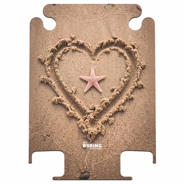 CaseSwap™ - Tiere – Herz – Strand – Sand – Rosa — 1