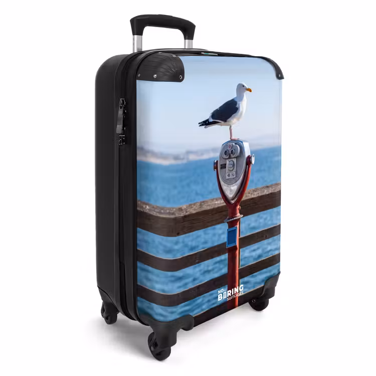 CaseSwap™ - Vogel – Fernglas – Küste – Meer – Blau — 2
