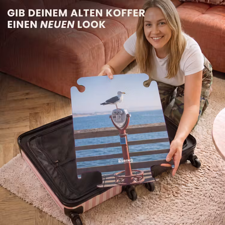 CaseSwap™ - Vogel – Fernglas – Küste – Meer – Blau — 3