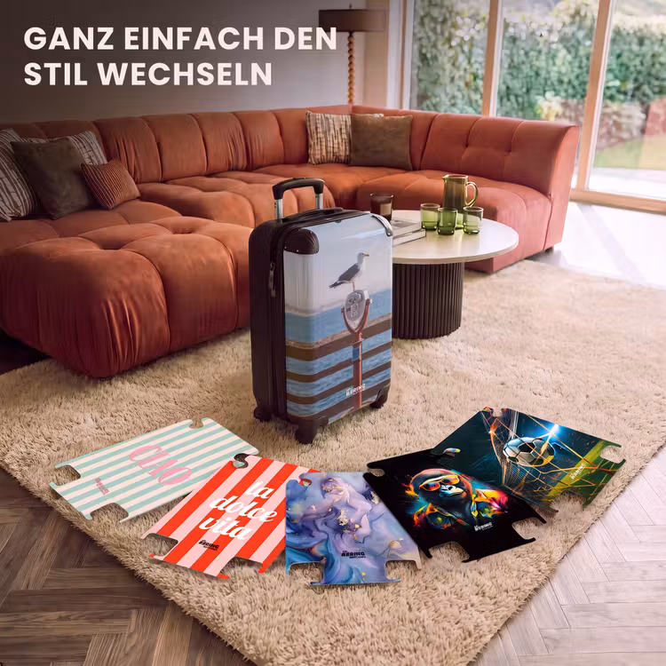CaseSwap™ - Vogel – Fernglas – Küste – Meer – Blau — 5