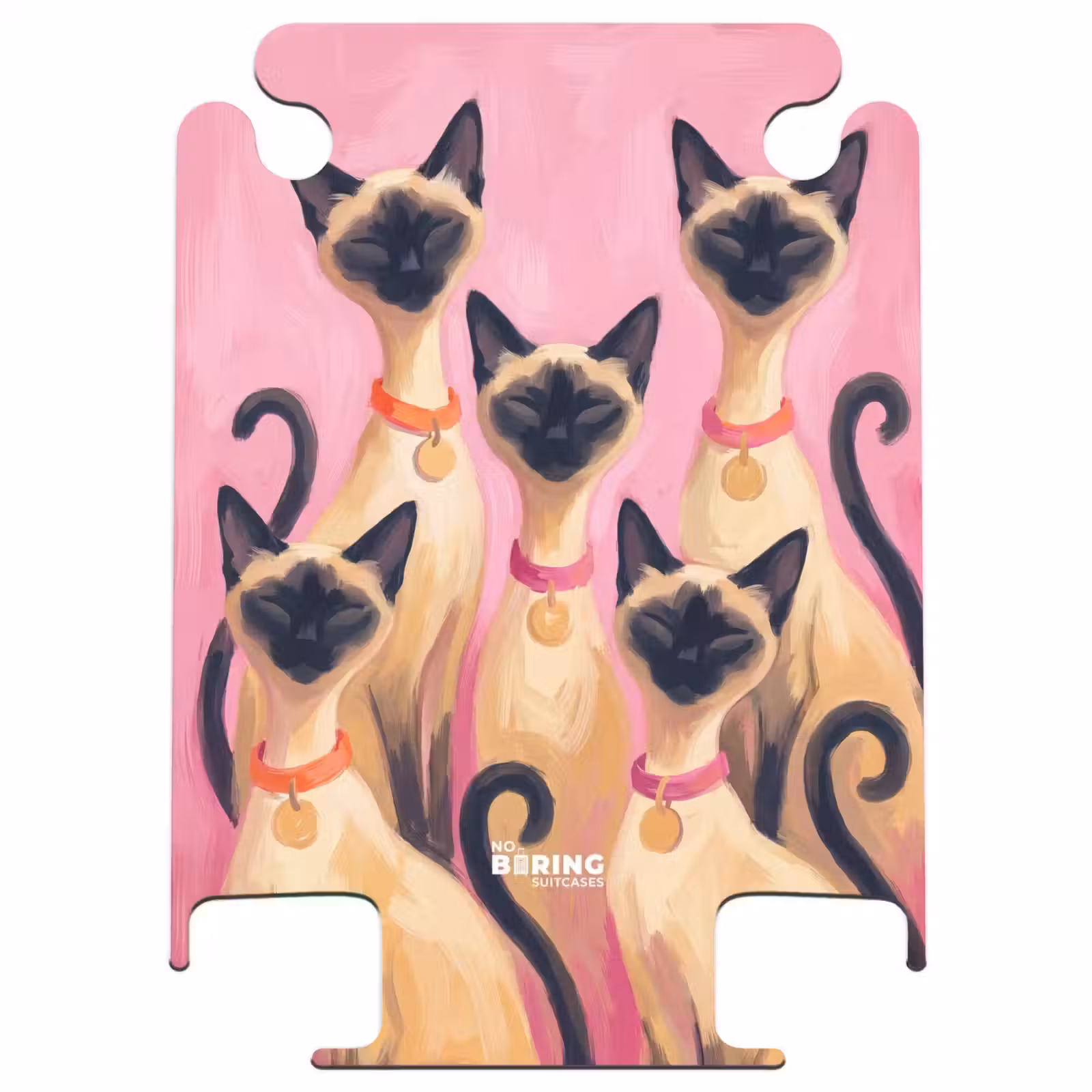 CaseSwap - Katze – Gruppe – Tiere – Modern – Rosa — 1