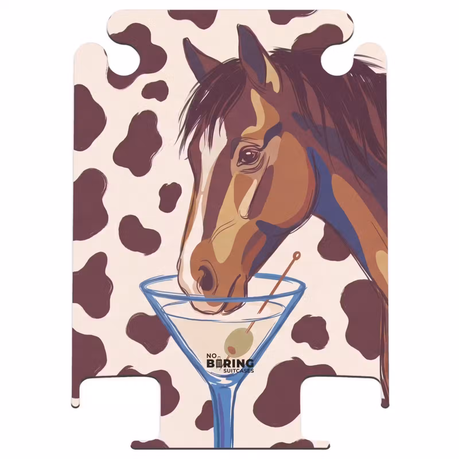 CaseSwap™ - Pferd – Martini – Tiere – Abstrakt – Braun — 1