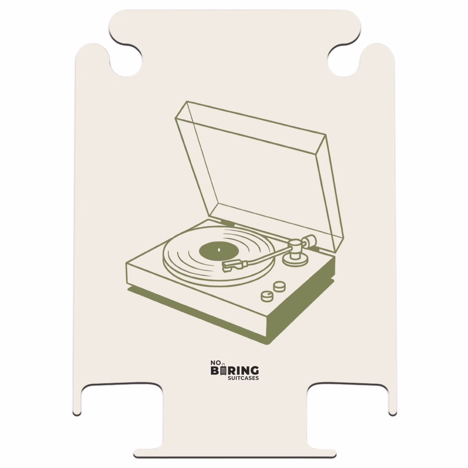 CaseSwap™ - Plattenspieler – Vinyl – Musik – Minimalistisch – Grün — 1