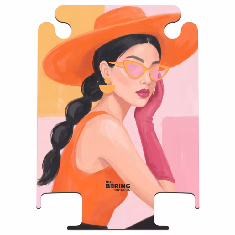 CaseSwap™ - Damen – Hut – Mode – Modern – Orange — 1