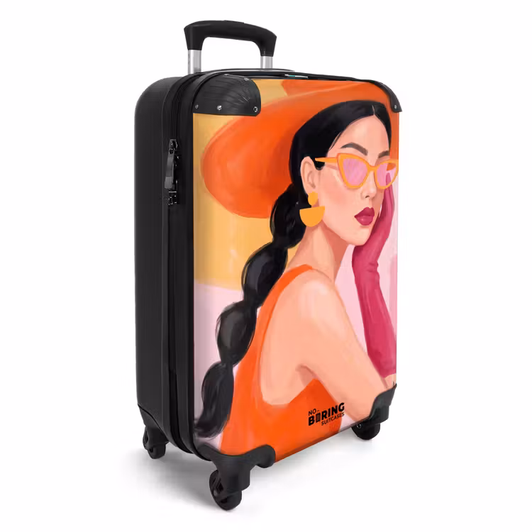CaseSwap™ - Damen – Hut – Mode – Modern – Orange — 2