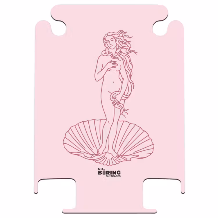 CaseSwap™ - Frau – Muschel – Kunst – Strichzeichnung – Rosa — 1