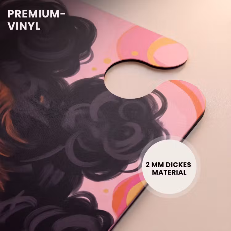 CaseSwap™ - Frau – Porträt – Abstrakt – Farbenfroh – Rosa — 6