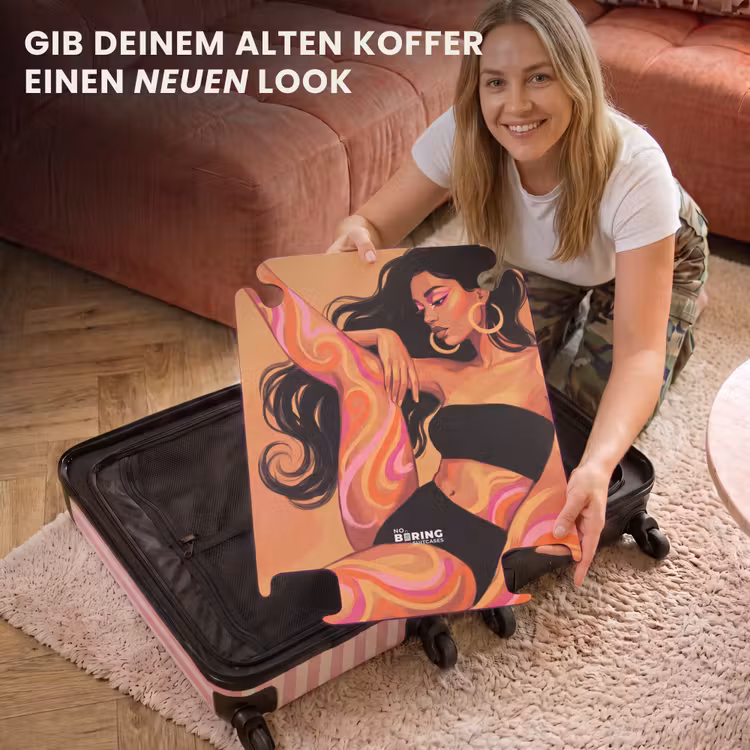 CaseSwap™ - Frau – Porträt – Abstrakt – Modern – Farbenfroh — 3