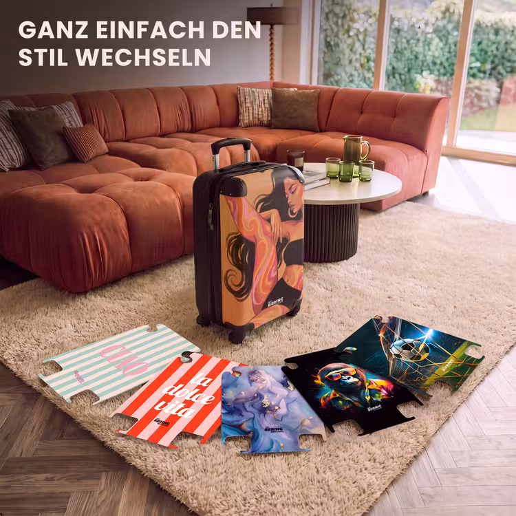 CaseSwap™ - Frau – Porträt – Abstrakt – Modern – Farbenfroh — 5