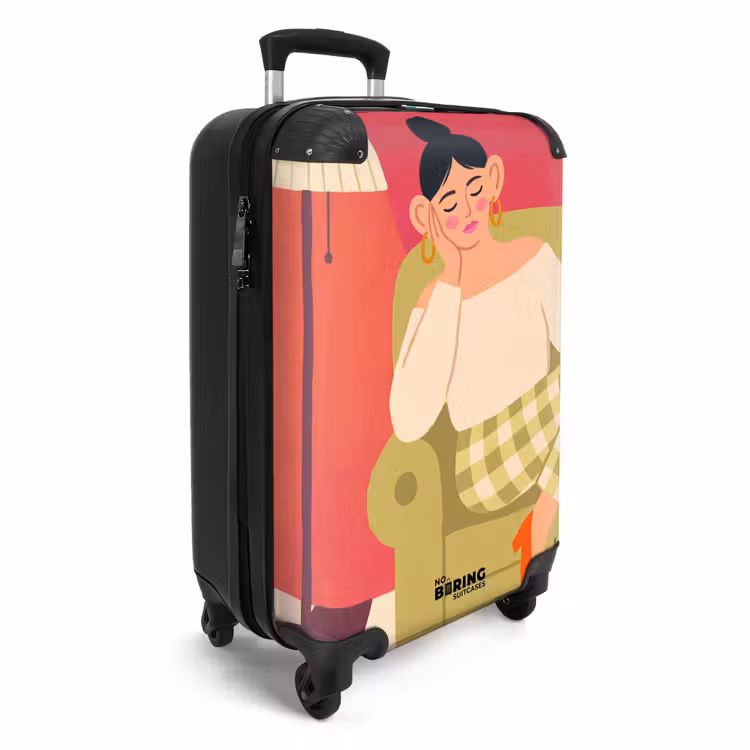 CaseSwap™ - Frau – Ruhe – Innenraum – Modern – Kunst — 2