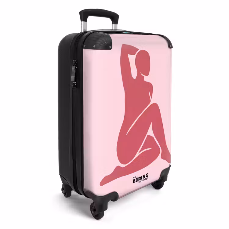 CaseSwap™ - Frau – Silhouette – Abstrakt – Modern – Rosa — 2