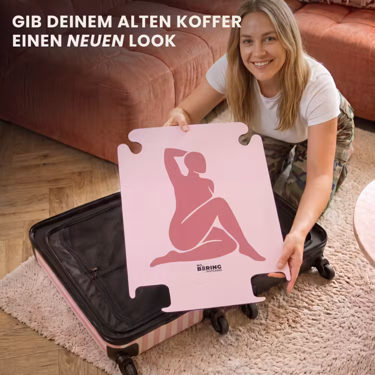 CaseSwap™ - Frau – Silhouette – Abstrakt – Modern – Rosa — 3