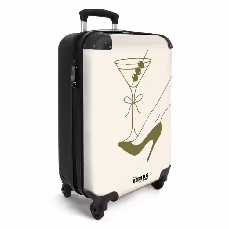 CaseSwap™ - Getränk – Martini – High Heels – Mode – Grün — 2