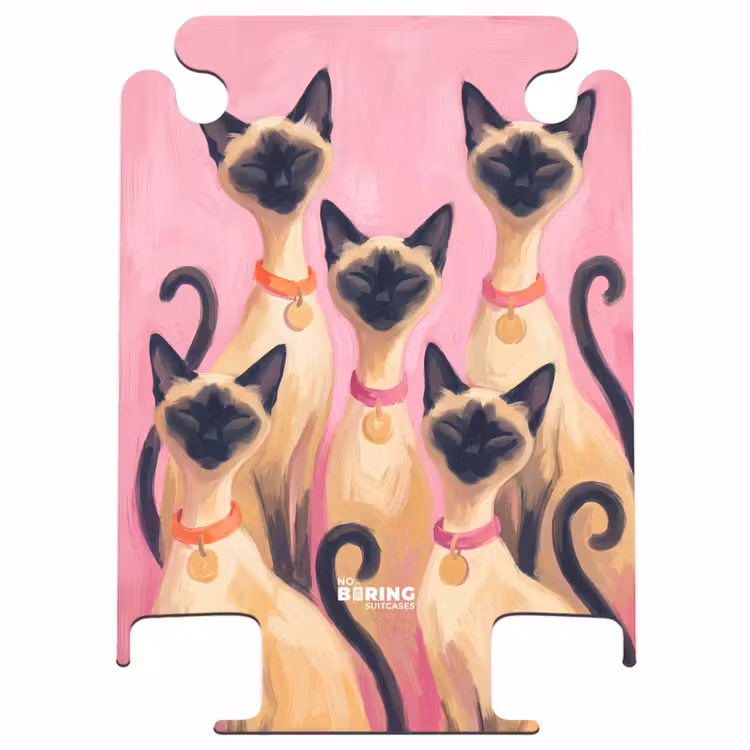 CaseSwap - Katze – Gruppe – Tiere – Modern – Rosa — 1