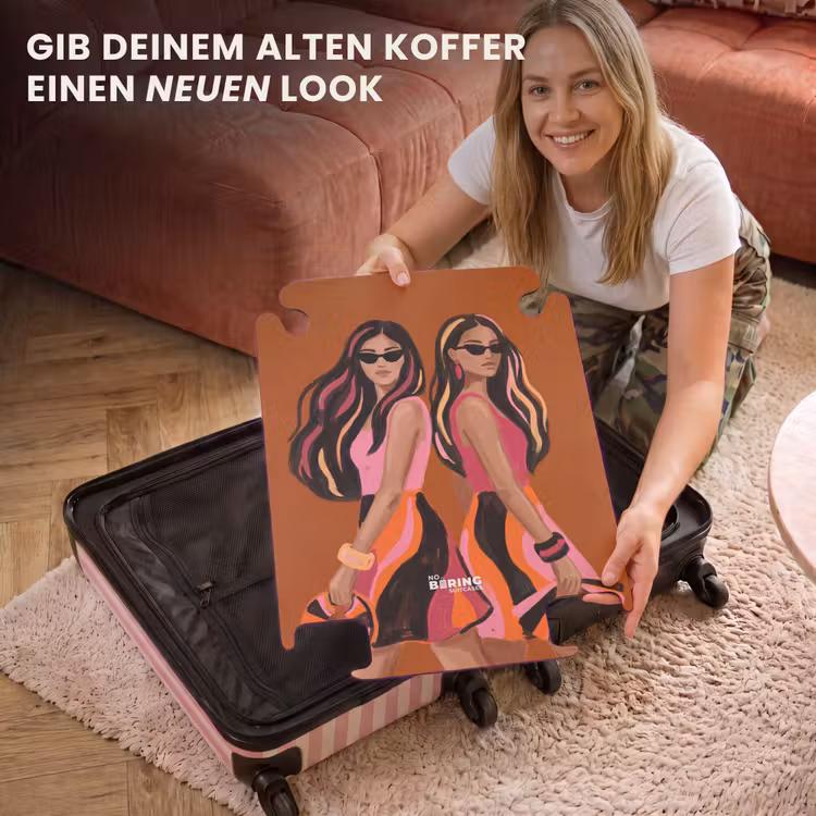 CaseSwap™ - Menschen – Duo – Mode – Illustration – Farbenfroh — 3