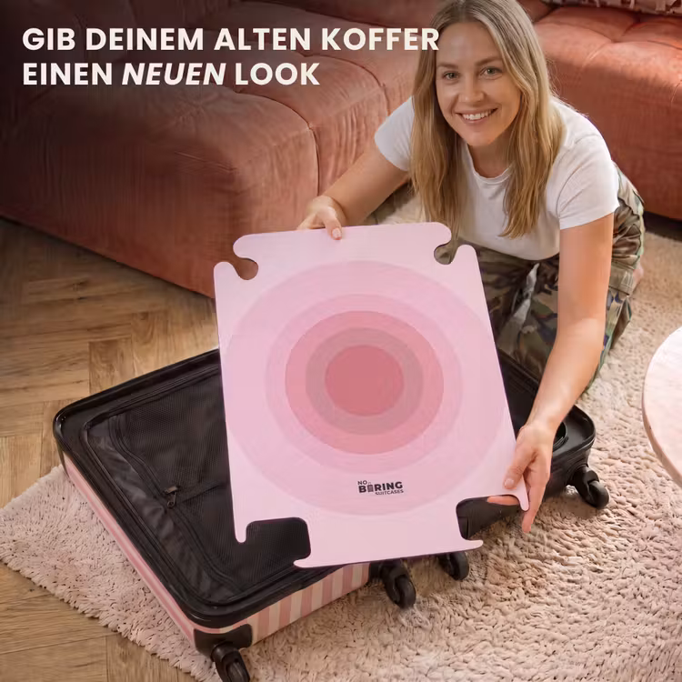 CaseSwap™ - Muster – Kreise – Abstrakt – Rosa – Modern — 3