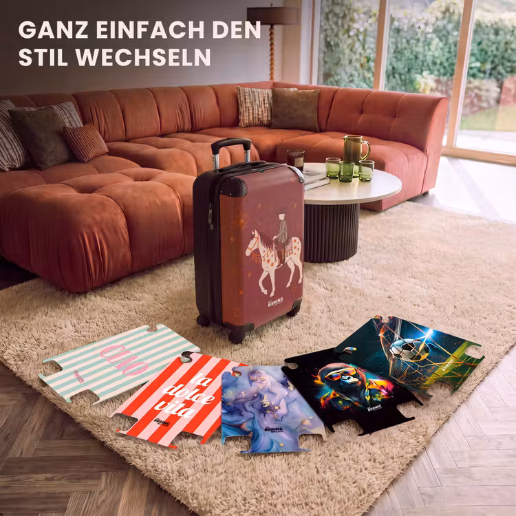 CaseSwap™ - Pferd – Reiter – Sterne – Nacht – Illustration — 5