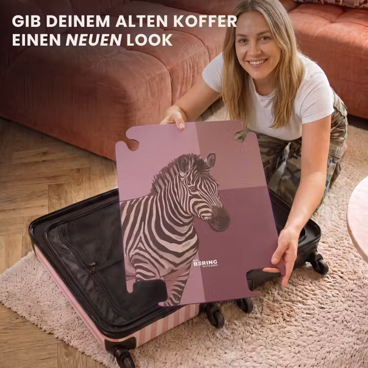 CaseSwap™ - Tiere – Zebrakopf – Tierwelt – Modern – Braun — 3