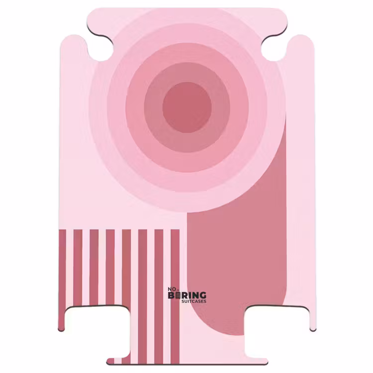 CaseSwap™ - Zusammenfassung – Kreise – Streifen – Modern – Rosa — 1