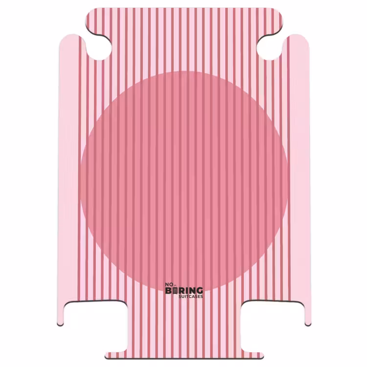 CaseSwap™ - Zusammenfassung – Streifen – Oval – Rosa – Modern — 1
