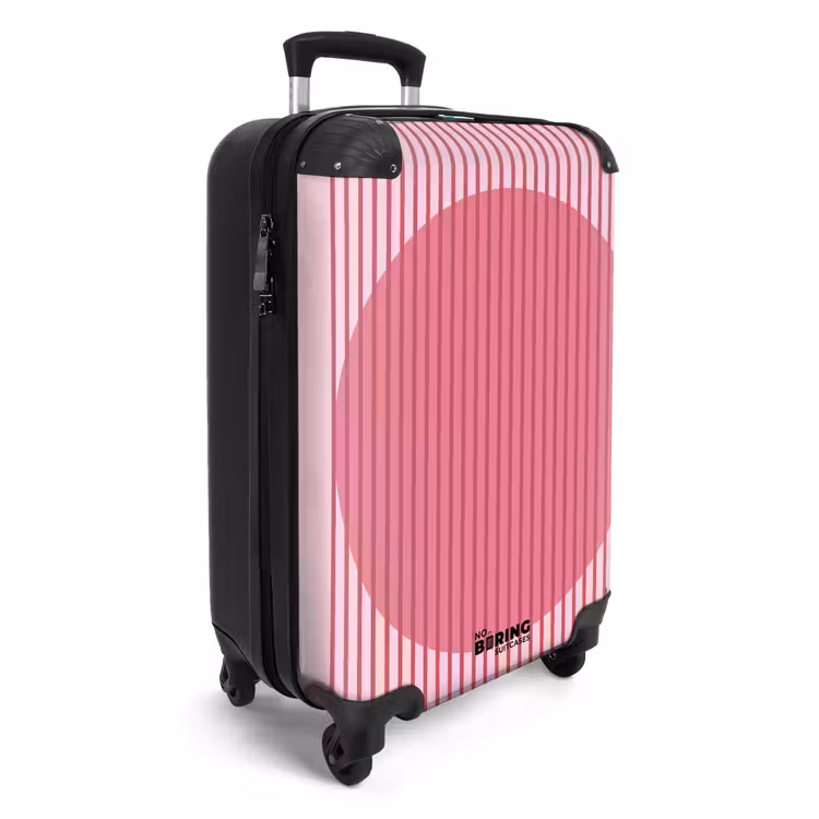 CaseSwap™ - Zusammenfassung – Streifen – Oval – Rosa – Modern — 2