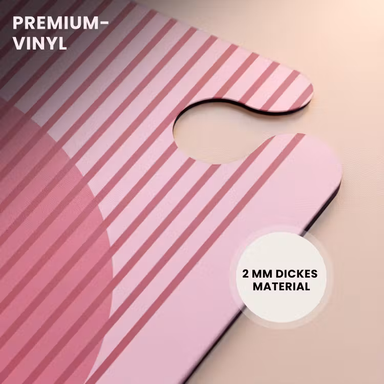 CaseSwap™ - Zusammenfassung – Streifen – Oval – Rosa – Modern — 6