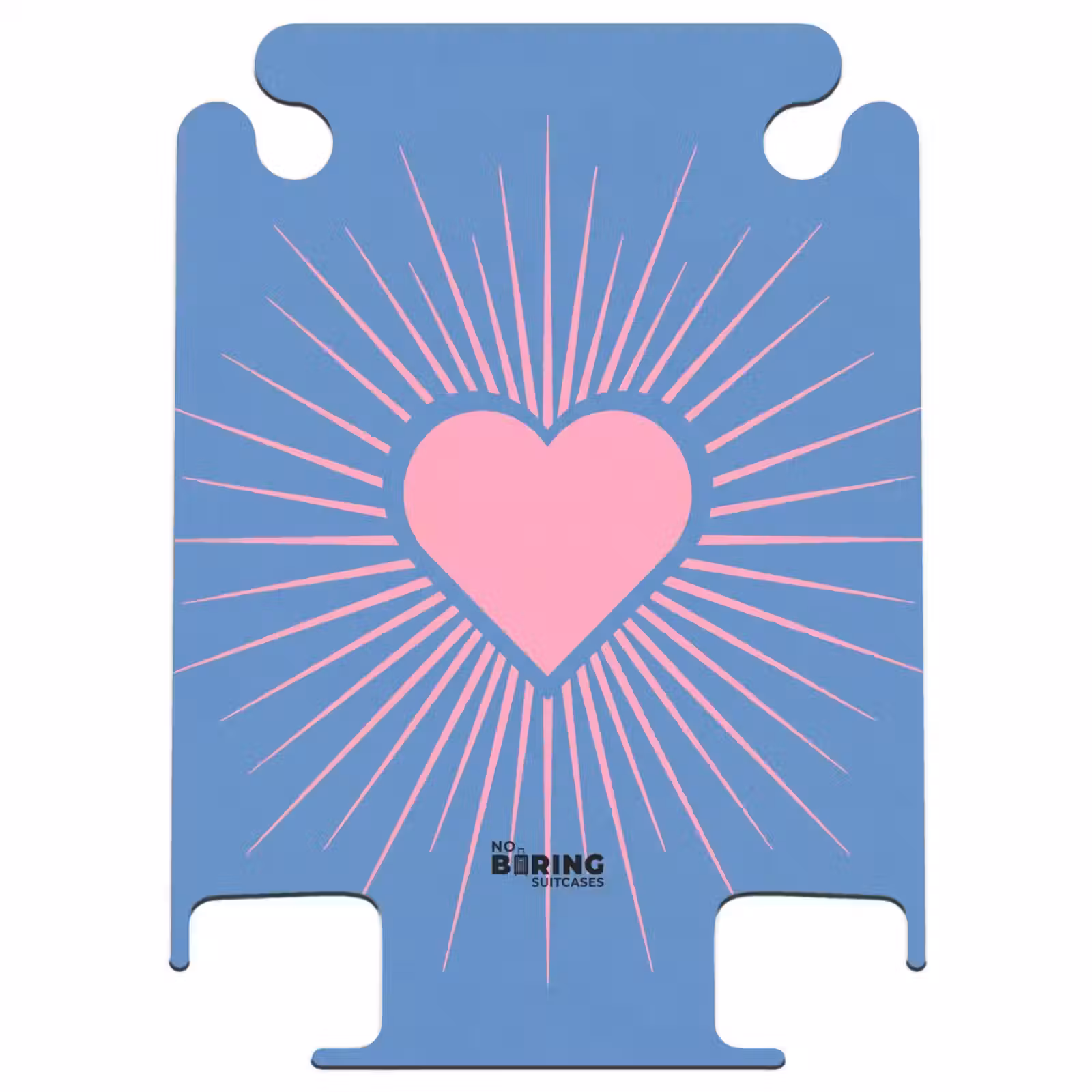CaseSwap™ - Herz – Strahlen – Liebe – Modern – Rosa — 1
