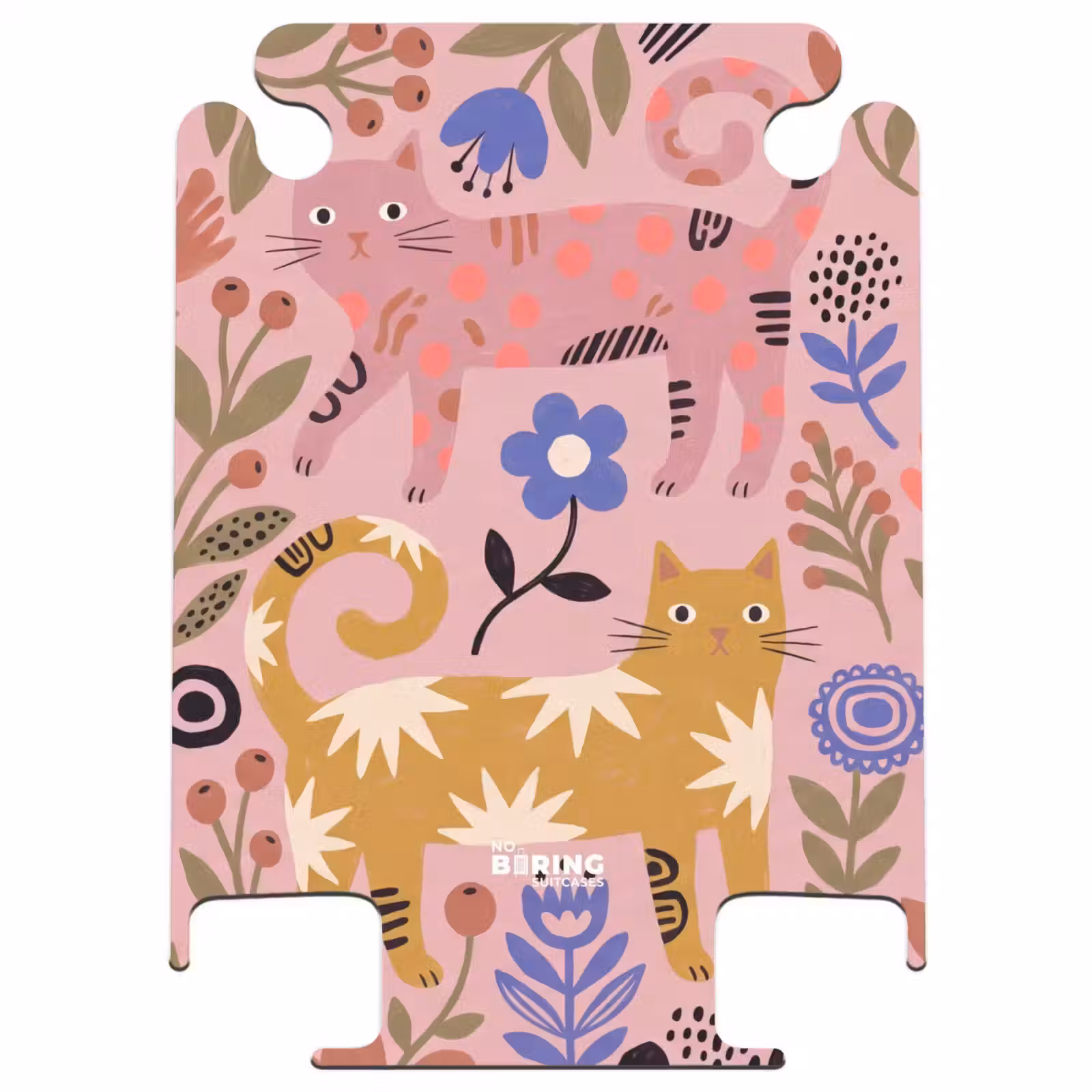 CaseSwap™ - Katze – Blumen – Tiere – Modern – Rosa — 1