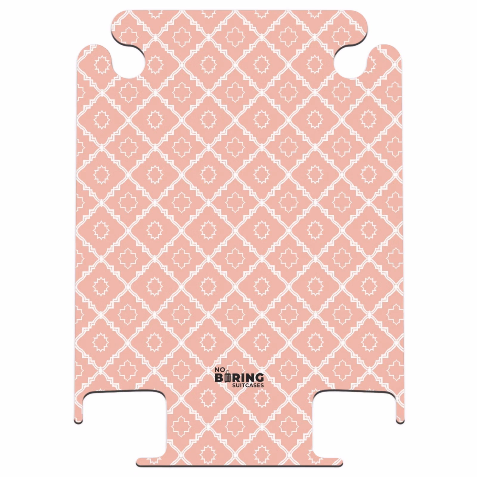 CaseSwap™ - Lachsrosa – Streifen – Handgezeichnet – Muster — 1