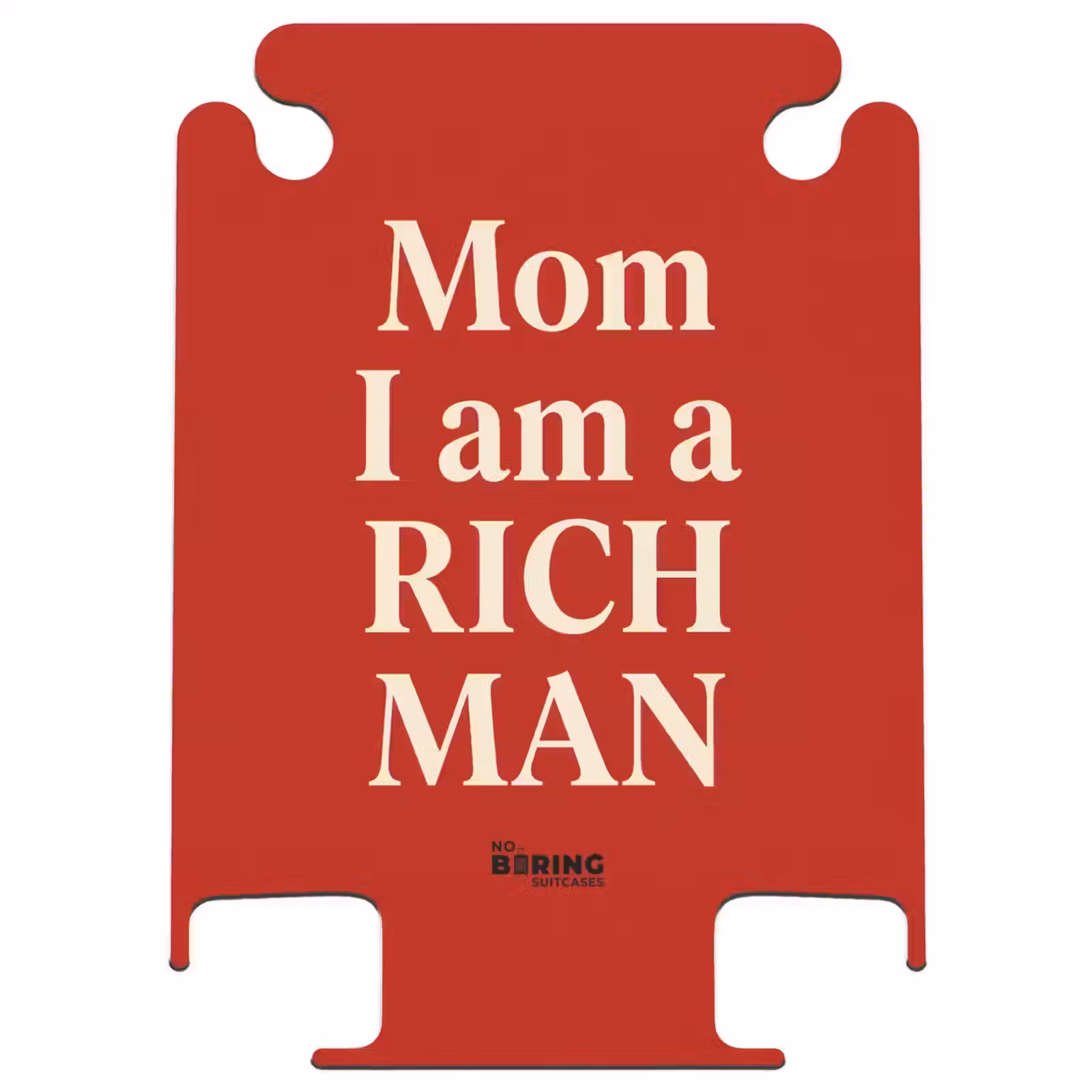 CaseSwap™ - Text – Reichtum – Motivation – Rot – Modern — 1