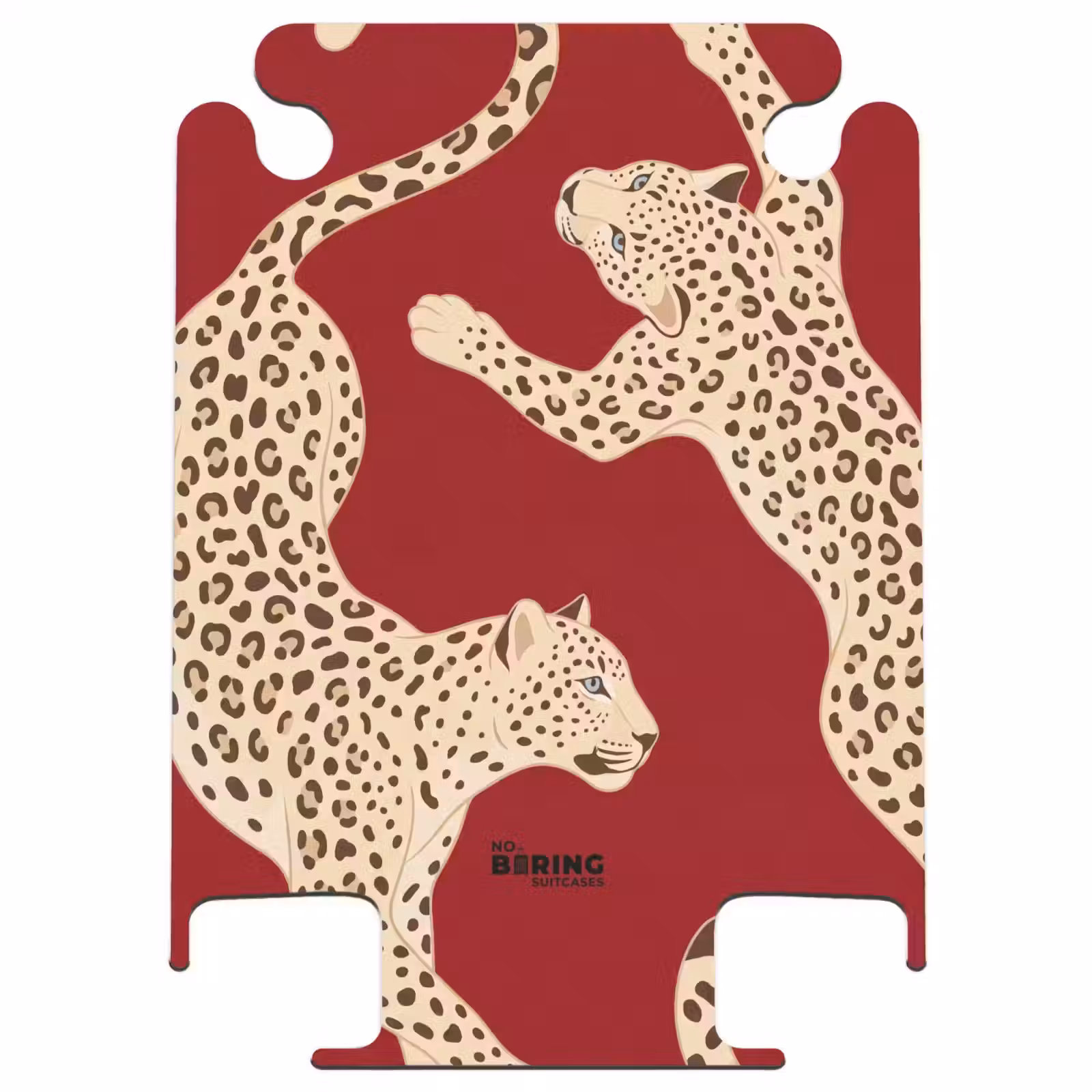 CaseSwap™ - Tiere – Leopard – Abstrakt – Rot – Modern — 1