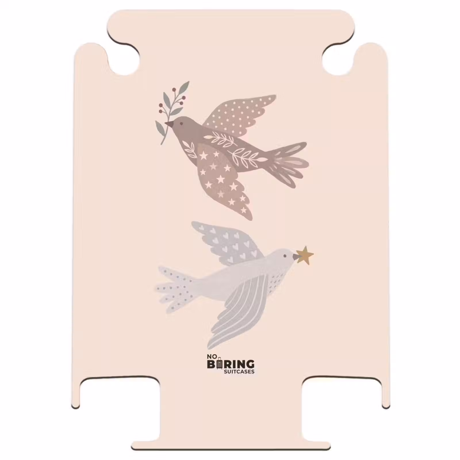 CaseSwap™ - Vogel – Beeren – Natur – Modern – Beige — 1