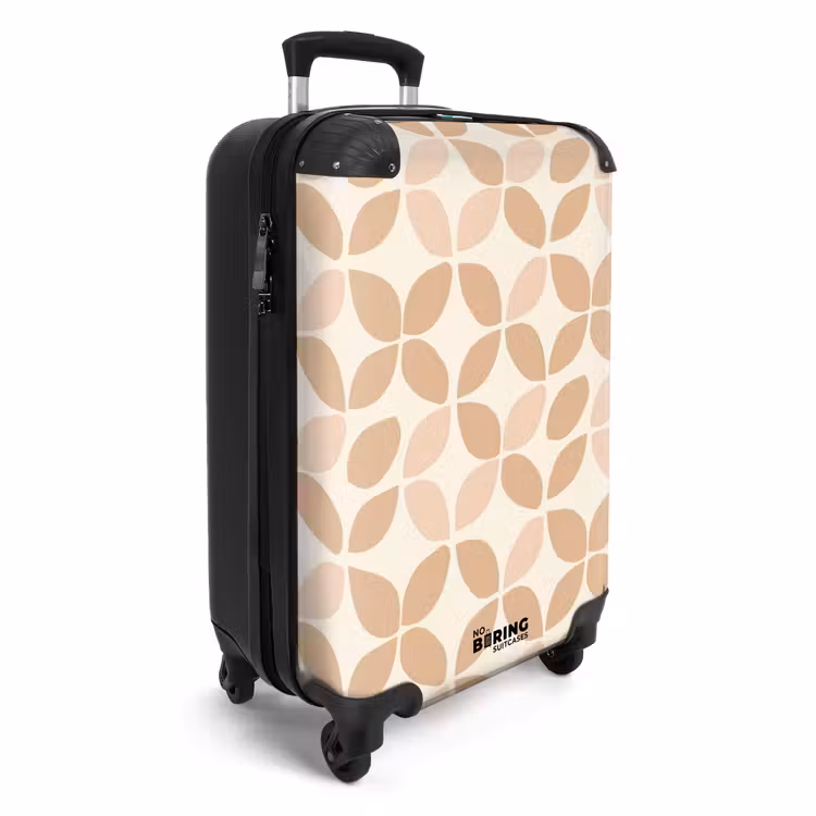 CaseSwap™ - Beige – Blätter – Minimalistisch – Muster — 2