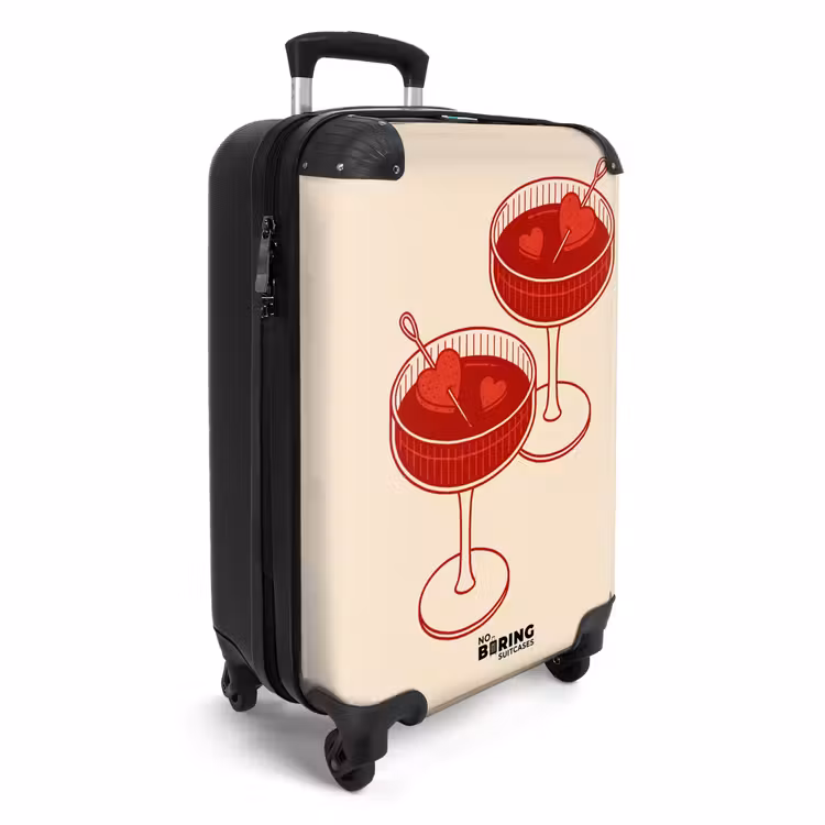 CaseSwap™ - Cocktail – Herzchen – Liebe – Illustration – Rot — 2