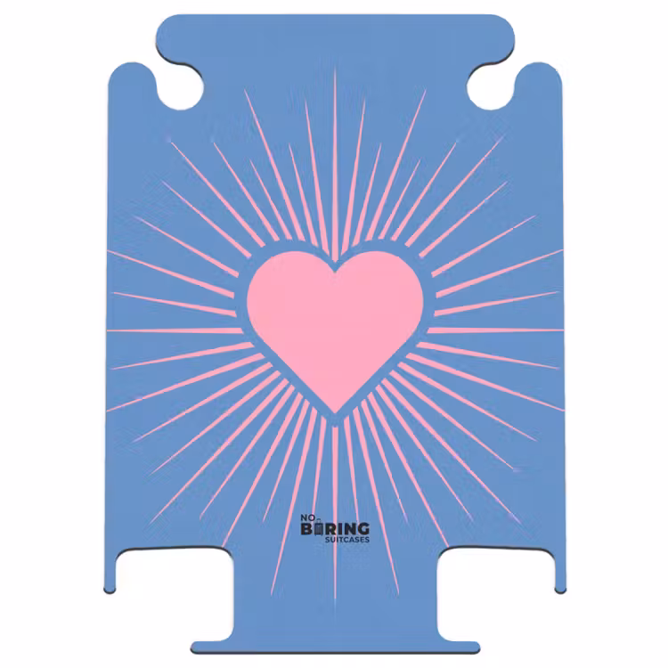 CaseSwap™ - Herz – Strahlen – Liebe – Modern – Rosa — 1