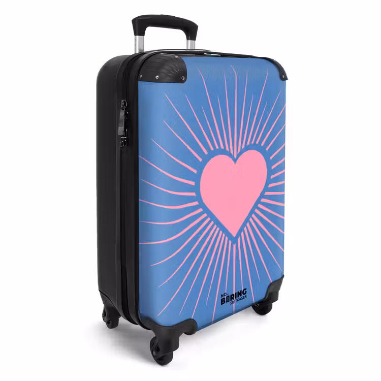 CaseSwap™ - Herz – Strahlen – Liebe – Modern – Rosa — 2