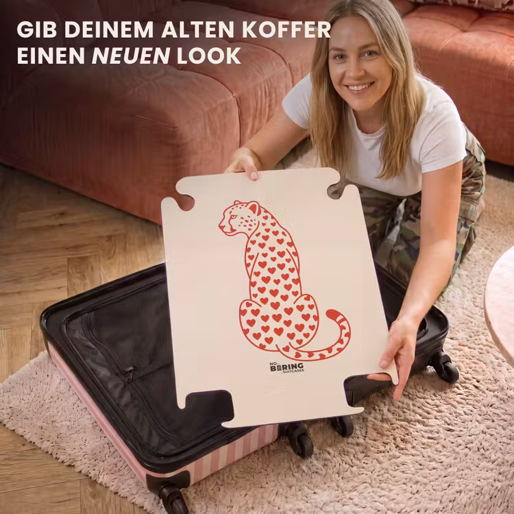 CaseSwap™ - Katze – Herzen – Tiere – Modern – Rot — 3