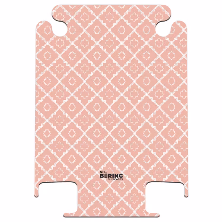 CaseSwap™ - Lachsrosa – Streifen – Handgezeichnet – Muster — 1
