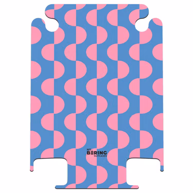CaseSwap™ - Muster – Halbkreise – Abstrakt – Modern – Rosa – Blau — 1