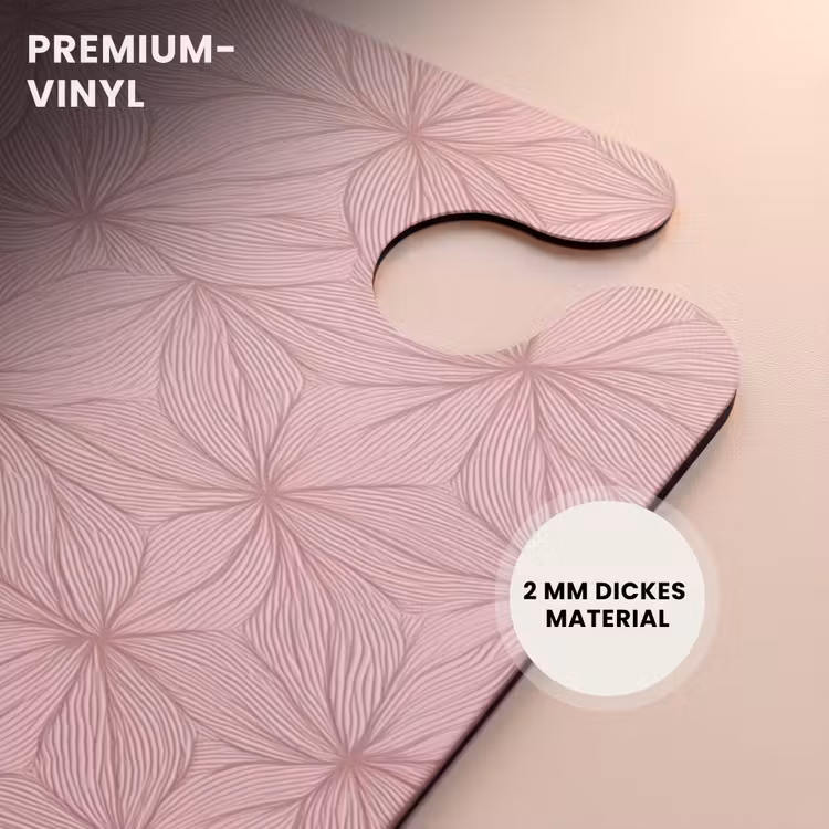 CaseSwap™ - Puderrosa – Blumen – Relief – Textur — 6