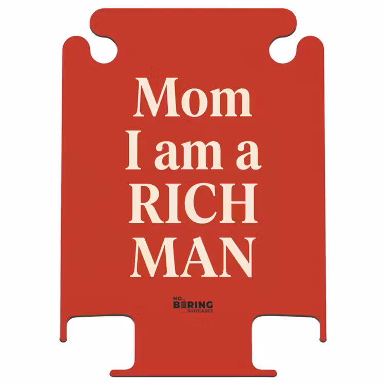 CaseSwap™ - Text – Reichtum – Motivation – Rot – Modern — 1