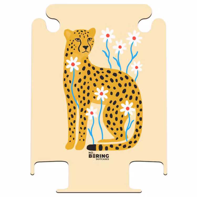 CaseSwap™ - Tiere – Gepard – Blumen – Modern – Gelb — 1