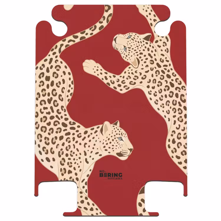 CaseSwap™ - Tiere – Leopard – Abstrakt – Rot – Modern — 1