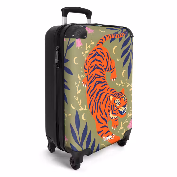 CaseSwap - Tiger – Blätter – Tiere – Illustration – Orange — 2