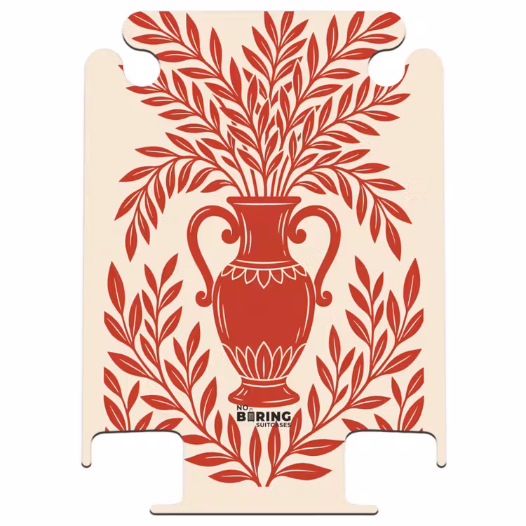 CaseSwap™ - Vase – Pflanzen – Dekoration – Abstrakt – Rot — 1
