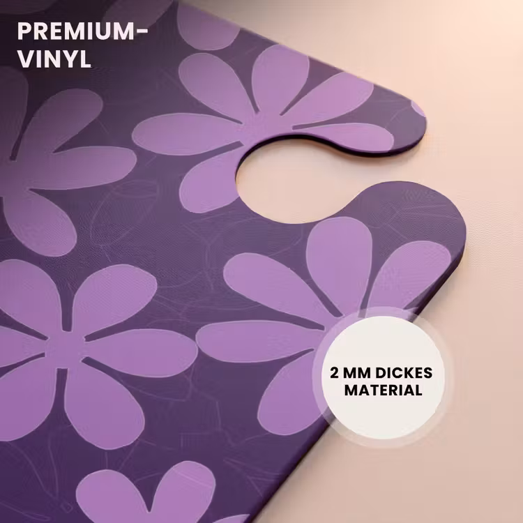 CaseSwap - Lila – Botanisch – Blumen – Retro – Muster — 6