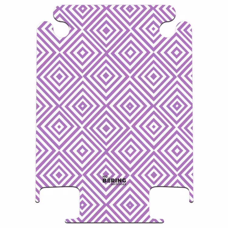 CaseSwap™ - Lila – Geometrisch – Rauten – Konzentrisch – Muster — 1