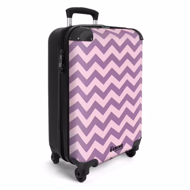 CaseSwap™ - Lila – Rosa – Geometrisch – Chevron – Zickzack – Muster — 2