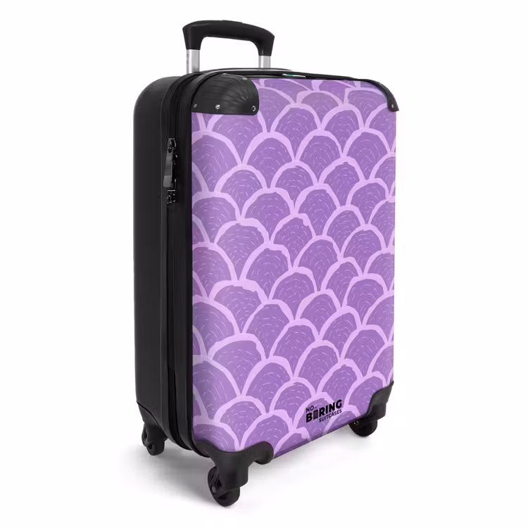 CaseSwap™ - Lila – Schuppen – Muscheln – Handgezeichnet – Muster — 2