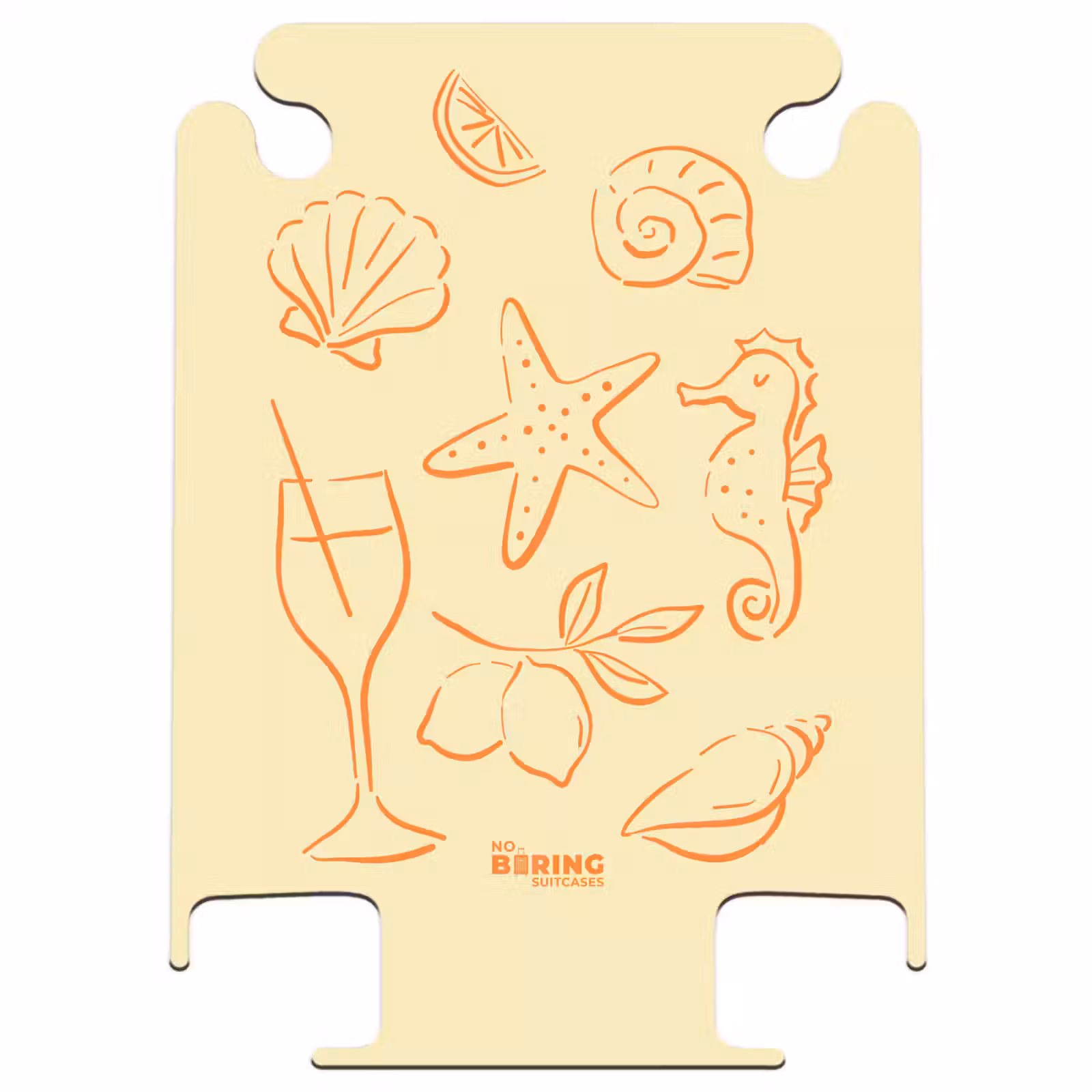 CaseSwap - Doodles – Muscheln – Gelb — 1